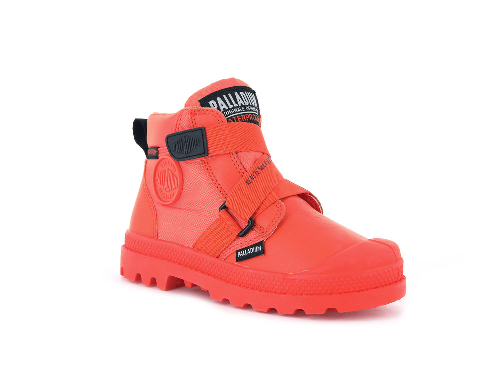 Botas Palladium PAMPA HI CUFFSTR WP+ Niños Firecracker | Costa Rica-97186